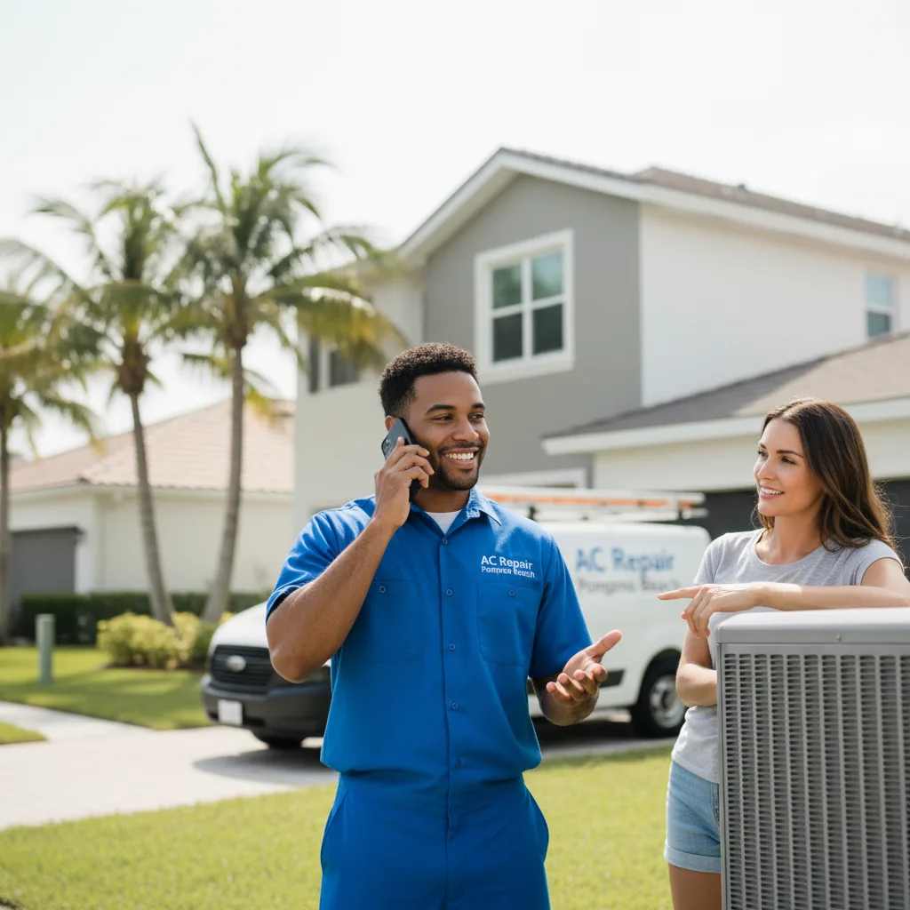 AC Repair Pompano Beach customer support in Machesney Park